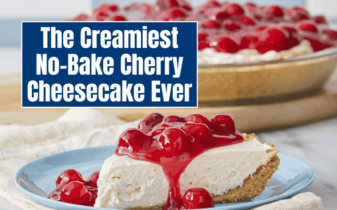 The Creamiest No-Bake Cherry Cheesecake Ever—Just 5 Ingredients and 10 Minutes to Heaven!