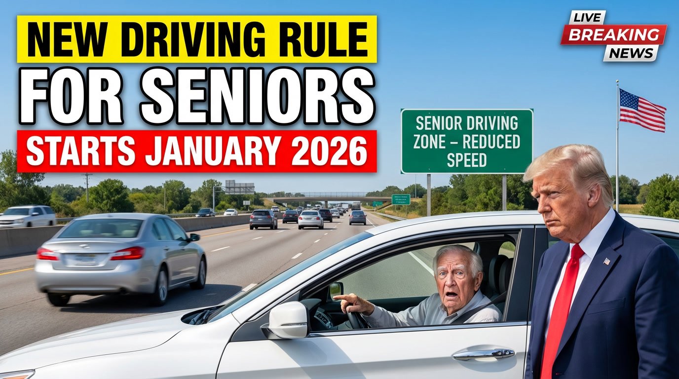 New U.S. Driving License Rule for Seniors Begins 1 January 2026